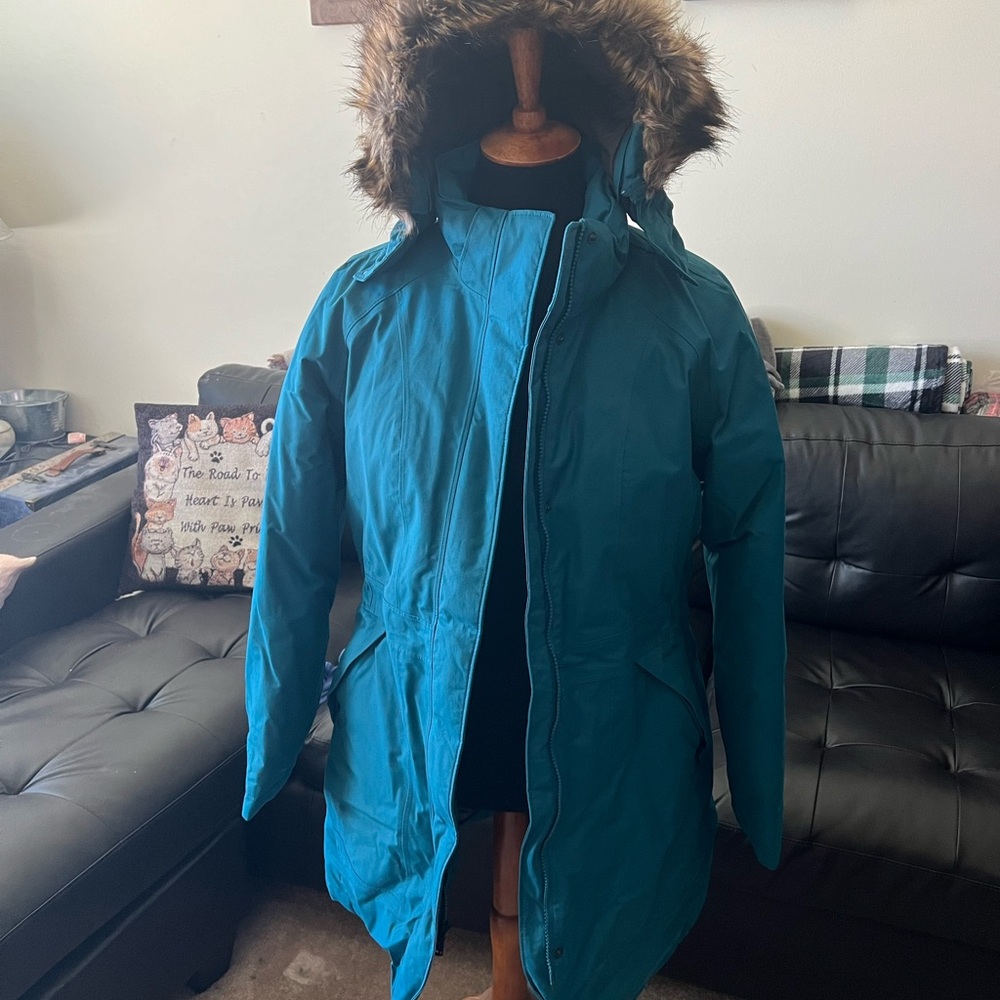 The North Face Teal Parka